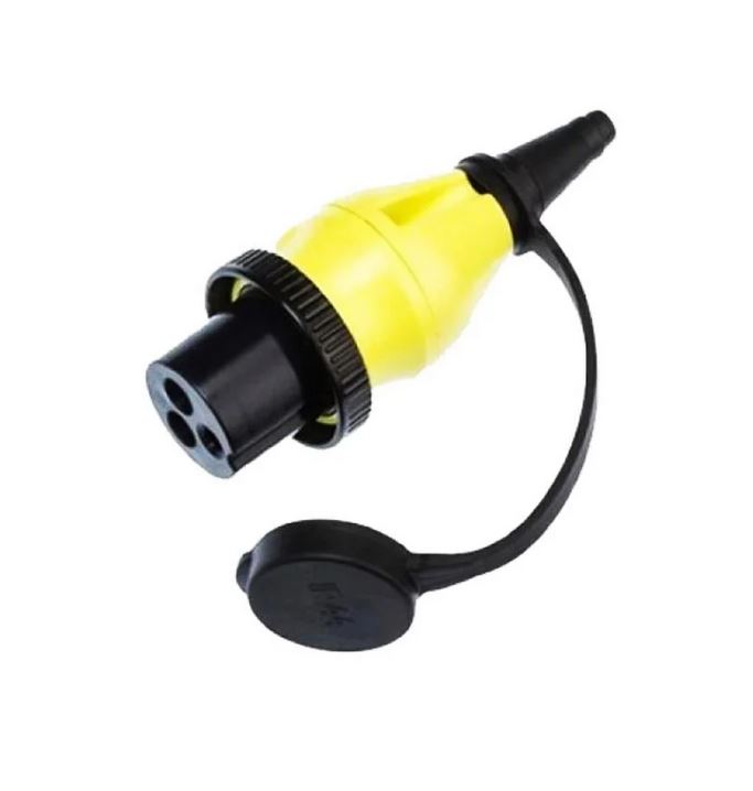 VICTRON - Plug 16A/250Vac (2p/3w) for Power Inlet stainless
